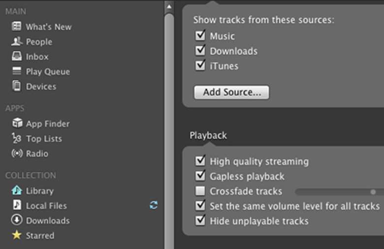 Spotify enables you to specify gapless playback...