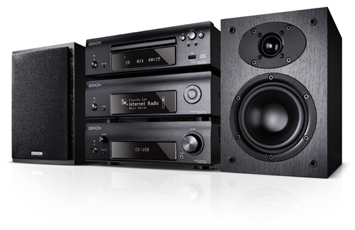 Denon D-F109DAB: Flexible system offers a choice of sources and a