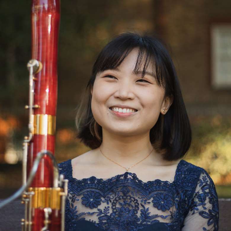 Ruihan Kee, bassoonist and recipient of a 2022 scholarship