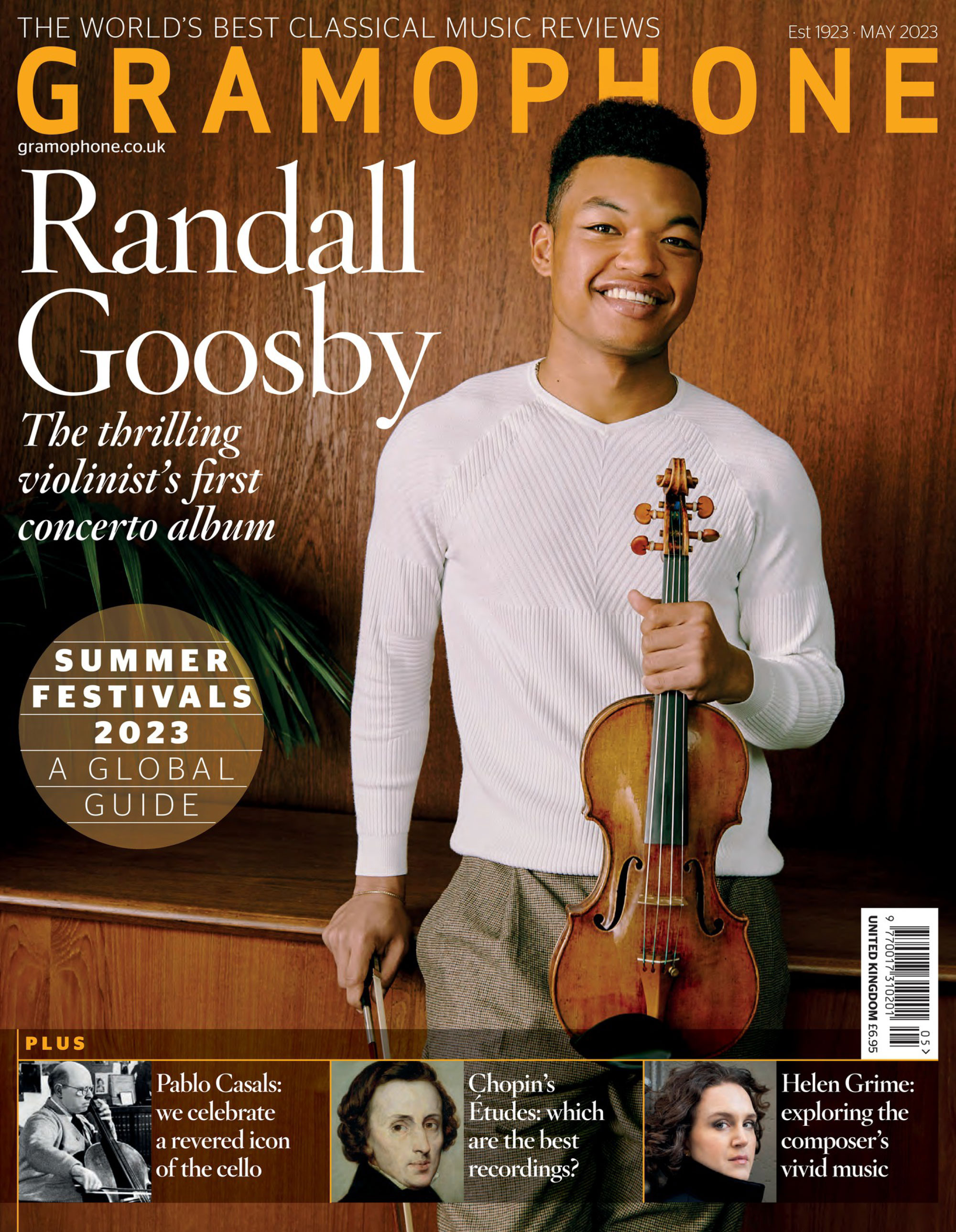 Introducing The May 2023 Issue Of Gramophone, Featuring Randall Goosby ...