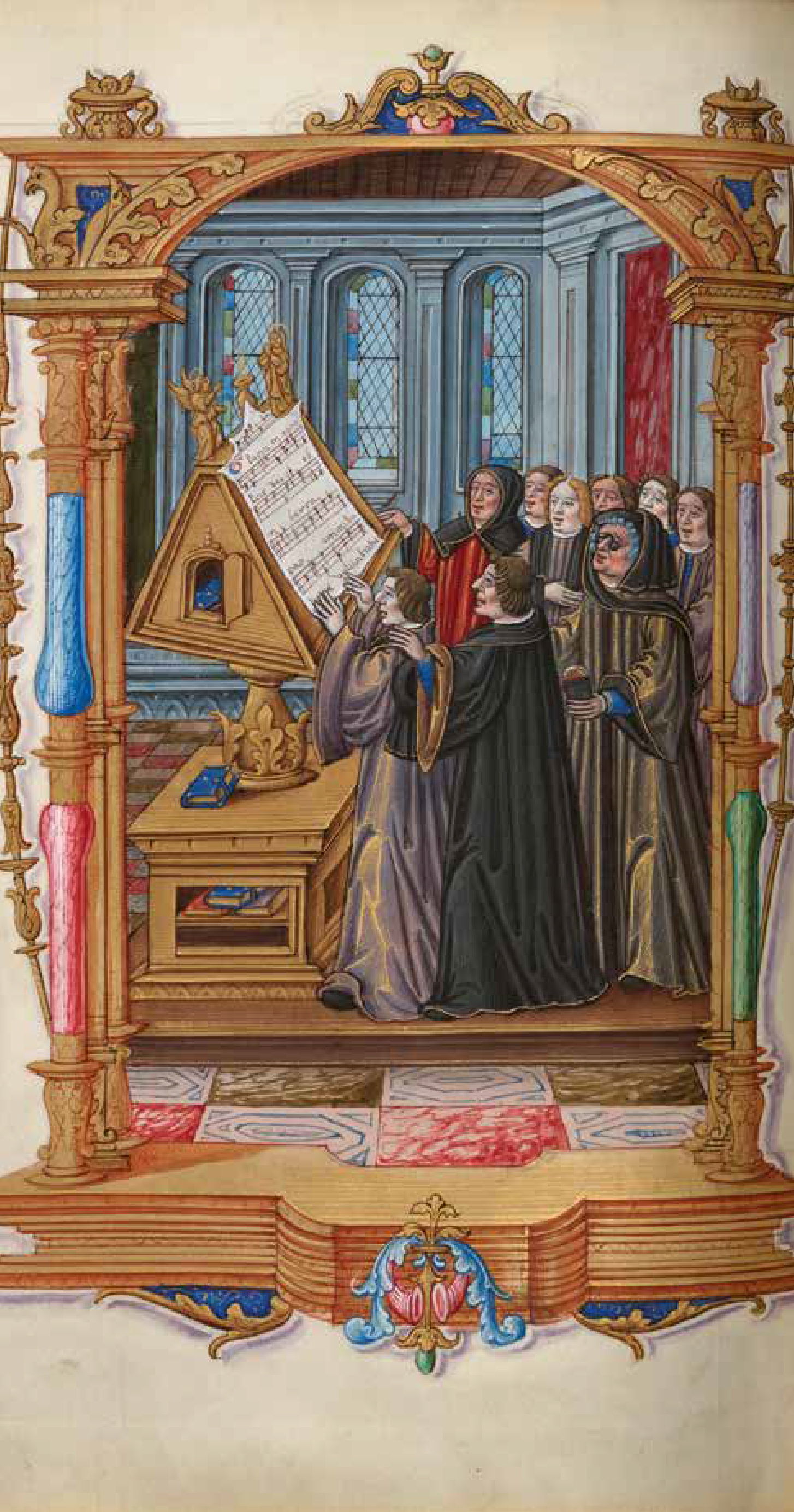 PARIS, BIBLIOTHÈQUE NATIONALE, MS FR. 1537 (CHANTS ROYAUX SUR LA CONCEPTION, 1520S), F 58V