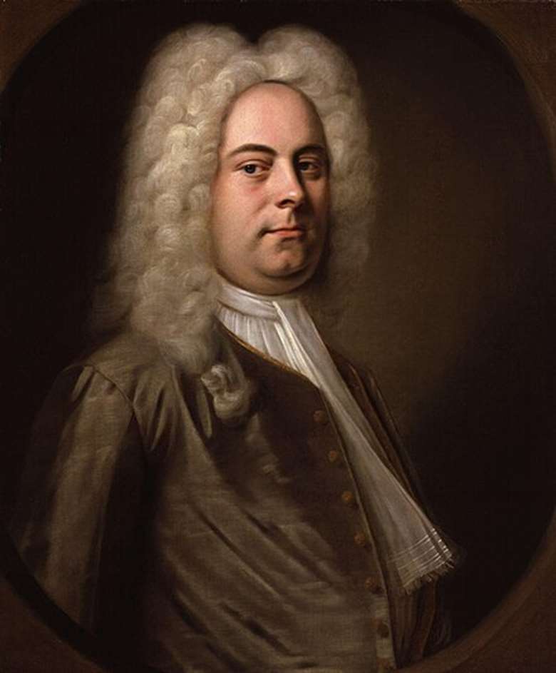 A painting of G.F. Handel by Balthasar Denner