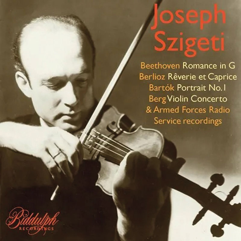 Review - Joseph Szigeti plays Beethoven and Berg Violin Concertos  (Biddulph) | Gramophone