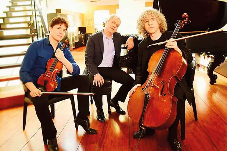 Pin-drop atmosphere: Joshua Bell, Jeremy Denk and Steven Isserlis can be seen in concert at the 2024 Tsinandali Festival on medici.tv (photo: Shervin Lainez)